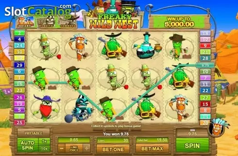 Скрин4. Freaky Wild West слот