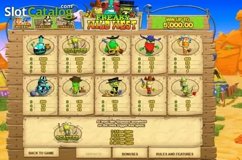 Скрин5. Freaky Wild West слот