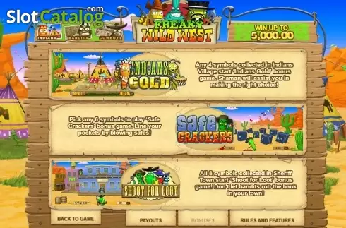 Скрин6. Freaky Wild West слот