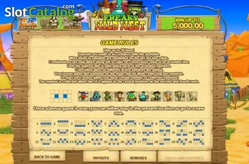 Скрин7. Freaky Wild West слот