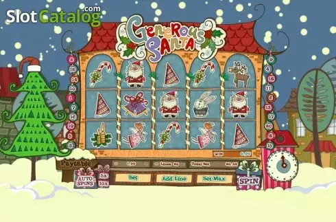 Скрин2. Generous Santa слот