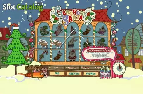 Скрин3. Generous Santa слот