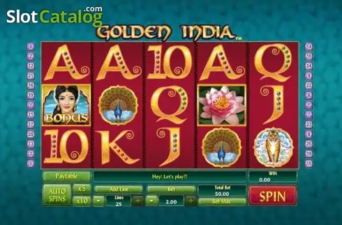 Скрин2. Golden India Slots слот