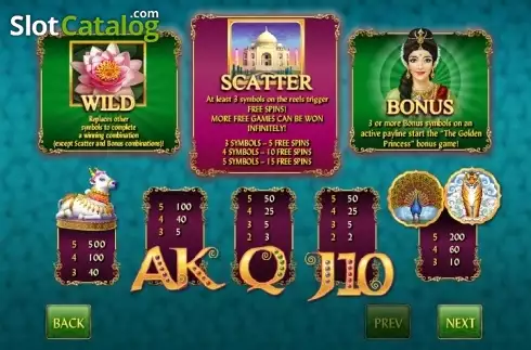 Скрин6. Golden India Slots слот