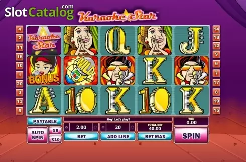 Скрин2. Karaoke Star Slots слот