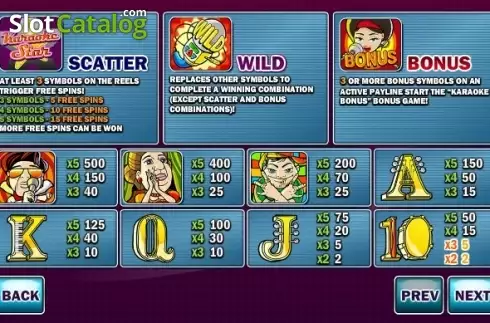 Скрин6. Karaoke Star Slots слот