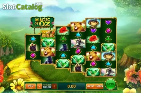 Скрин2. Magic of Oz (GamesOS) слот
