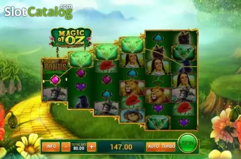 Скрин3. Magic of Oz (GamesOS) слот