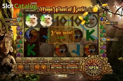 Скрин3. Maya Wheel of Luck слот