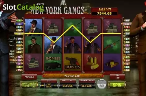 Скрин3. New York Gangs (GamesOS) слот
