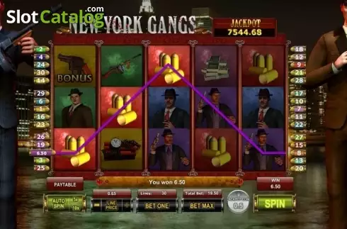 Скрин5. New York Gangs (GamesOS) слот