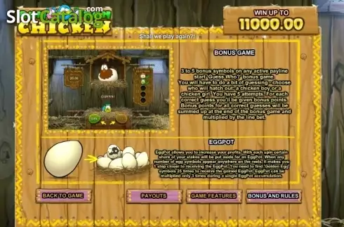 Скрин7. Run Chicken Run слот