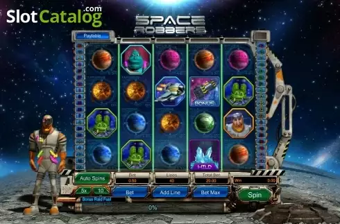 Скрин2. Space Robbers слот
