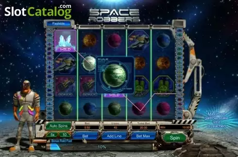 Скрин3. Space Robbers слот