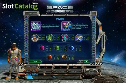 Скрин5. Space Robbers слот