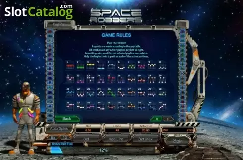 Скрин8. Space Robbers слот