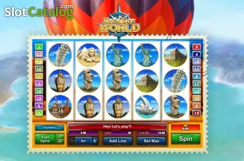 Скрин2. Spin the World слот