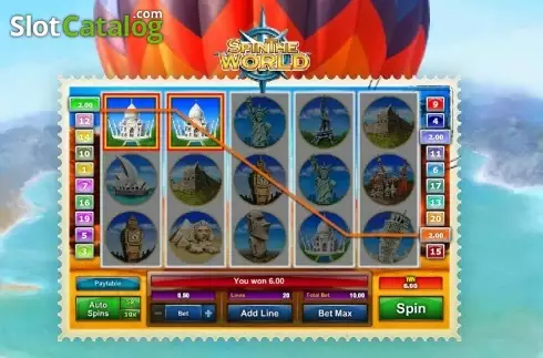 Скрин3. Spin the World слот
