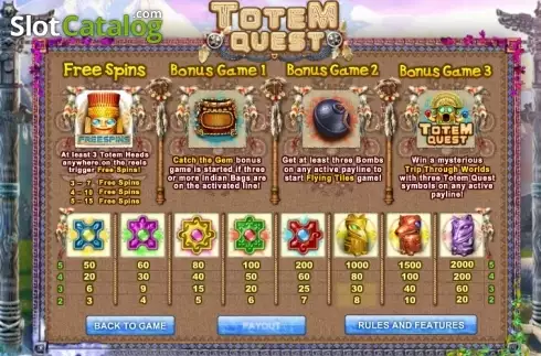 Скрин5. Totem Quest слот