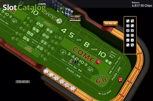 Скрин3. Craps (GamesOS) слот