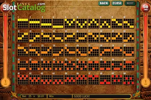 Скрин5. Valley of the Kings слот