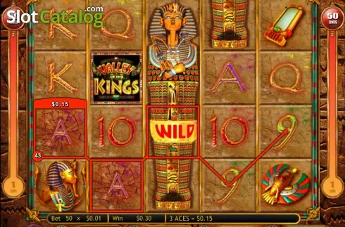 Скрин7. Valley of the Kings слот