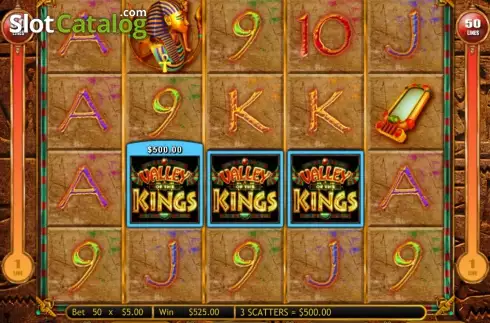 Скрин9. Valley of the Kings слот
