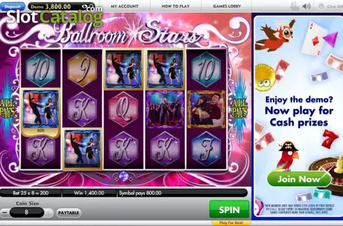 Скрин8. Ballroom Stars слот