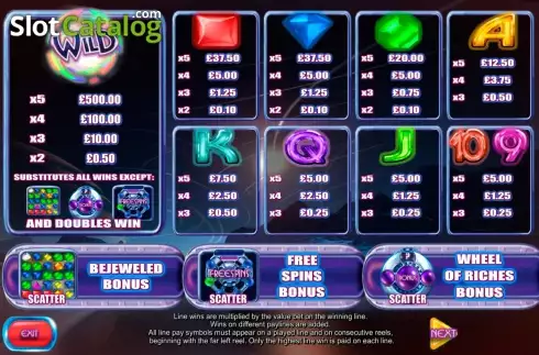 Скрин2. Bejeweled 2 слот