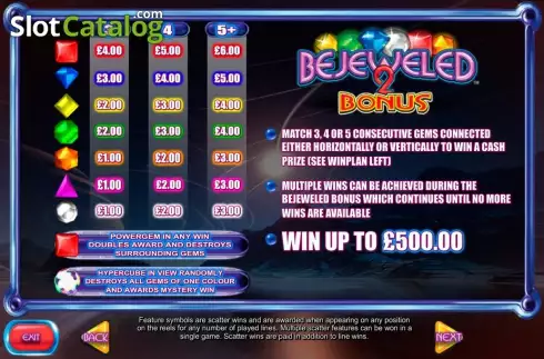 Скрин4. Bejeweled 2 слот
