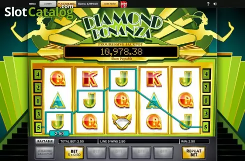 Скрин3. Diamond Bonanza (Roxor Gaming) слот