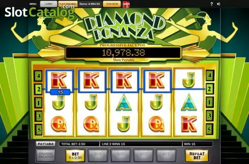 Скрин4. Diamond Bonanza (Roxor Gaming) слот