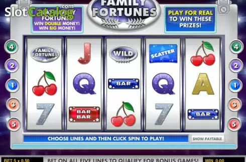Скрин2. Family Fortunes слот