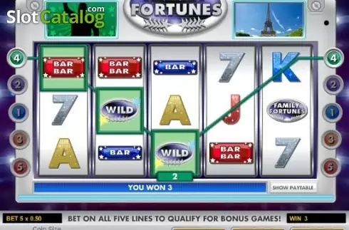 Скрин3. Family Fortunes слот