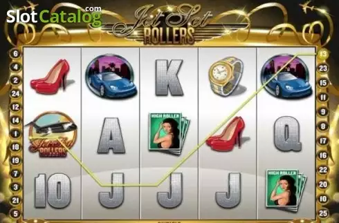 Скрин2. Jet Set Rollers слот