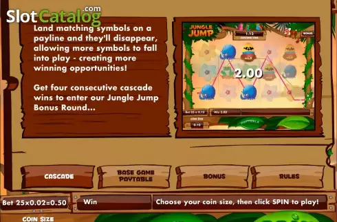 Скрин3. Jungle Jump слот