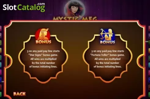 Скрин6. Mystic Meg слот