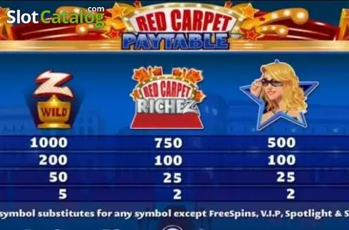 Скрин4. Red Carpet Richez слот