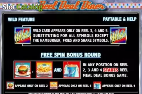 Скрин7. Reel Deal Diner слот