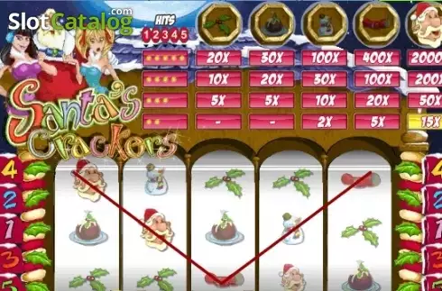 Скрин2. Santa's Crackers слот