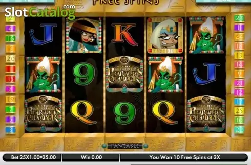 Скрин6. Secret of the Pharaoh's Chamber слот