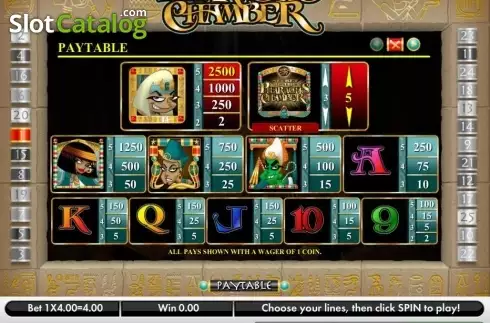 Скрин8. Secret of the Pharaoh's Chamber слот