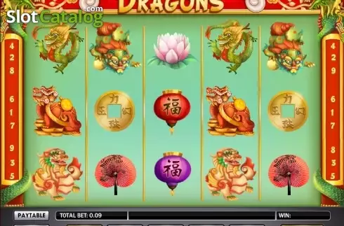Скрин2. Spinning Dragons слот