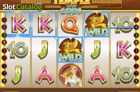 Скрин3. Temple of the Gods (Gamesys) слот