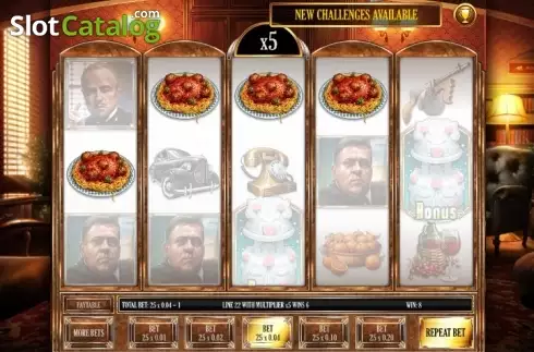Скрин5. The Godfather (Genesys) слот