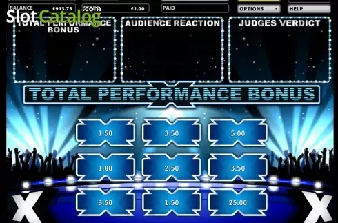 Скрин4. The X Factor слот