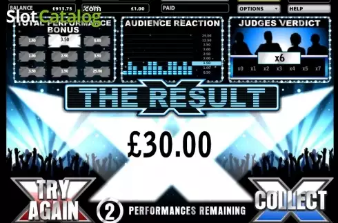 Скрин5. The X Factor слот