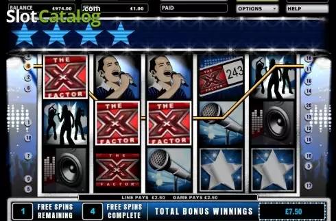 Скрин7. The X Factor слот