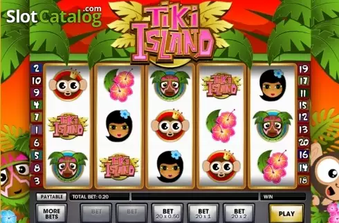 Скрин2. Tiki Island (Gamesys) слот