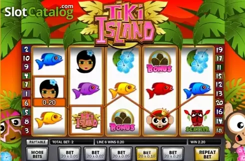 Скрин4. Tiki Island (Gamesys) слот